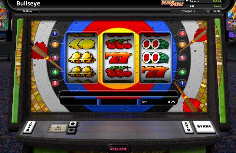 Bullseye Realistic Classic SLot Game