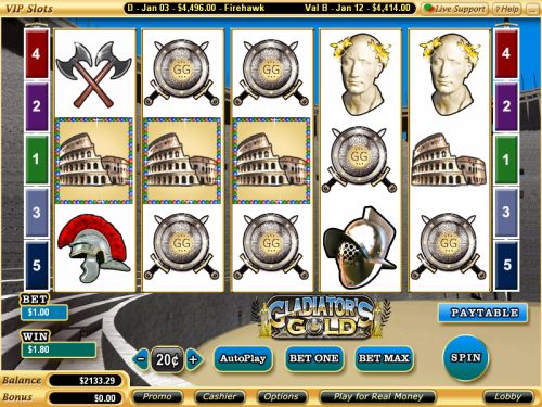 Gladiators Gold Vegas Technology