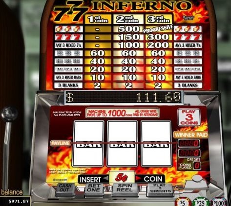 777 Inferno Realtime Gaming