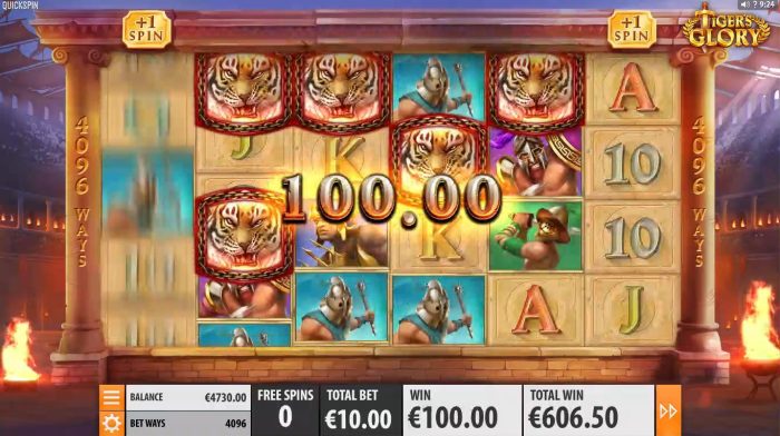 Tiger's Glory Free Spins