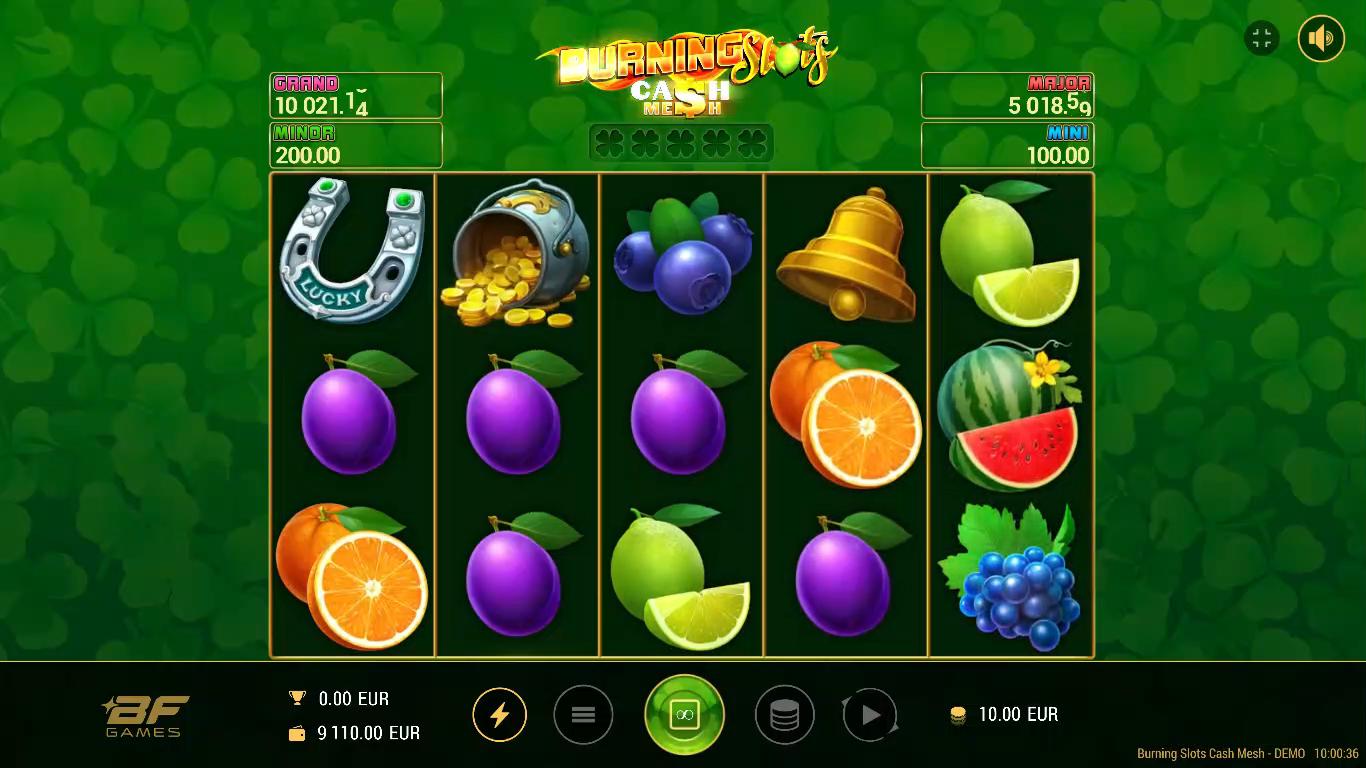 Burning Slots Cash Mesh